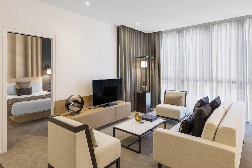 Skye Hotel Suites Parramatta Exterior photo A living room at the Ritz-Carlton, DIFC