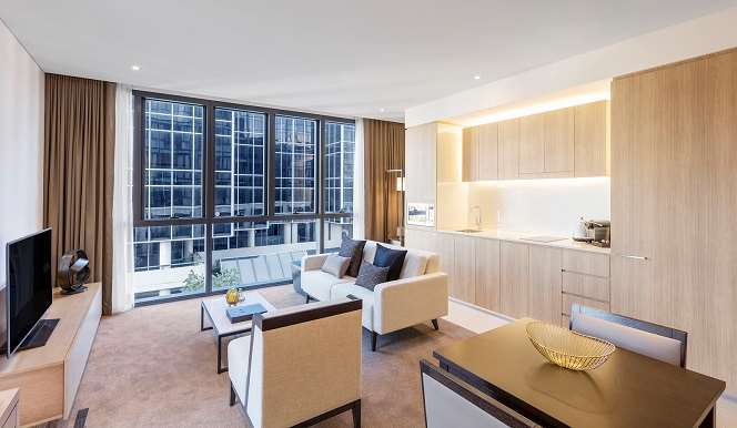 Skye Hotel Suites Parramatta Room photo A typical apartment