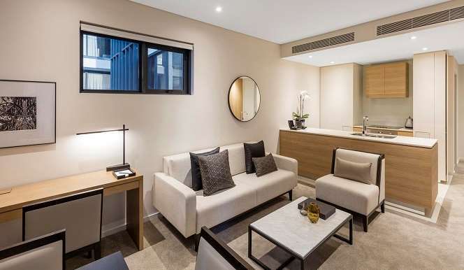 Skye Hotel Suites Parramatta Room photo A typical apartment at The Standard
